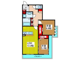 仮）大阪市都島区網島町D-roomの物件間取画像